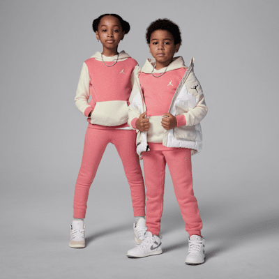 キッズ　JORDANトレーナー　2点セット Jordan MJ Brooklyn Fleece Little Kids' 2-Piece Pullover